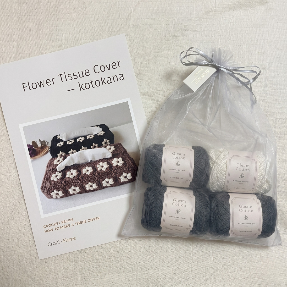 kotokana / お花のティッシュカバーキット【送料無料】 – Craftie Home
