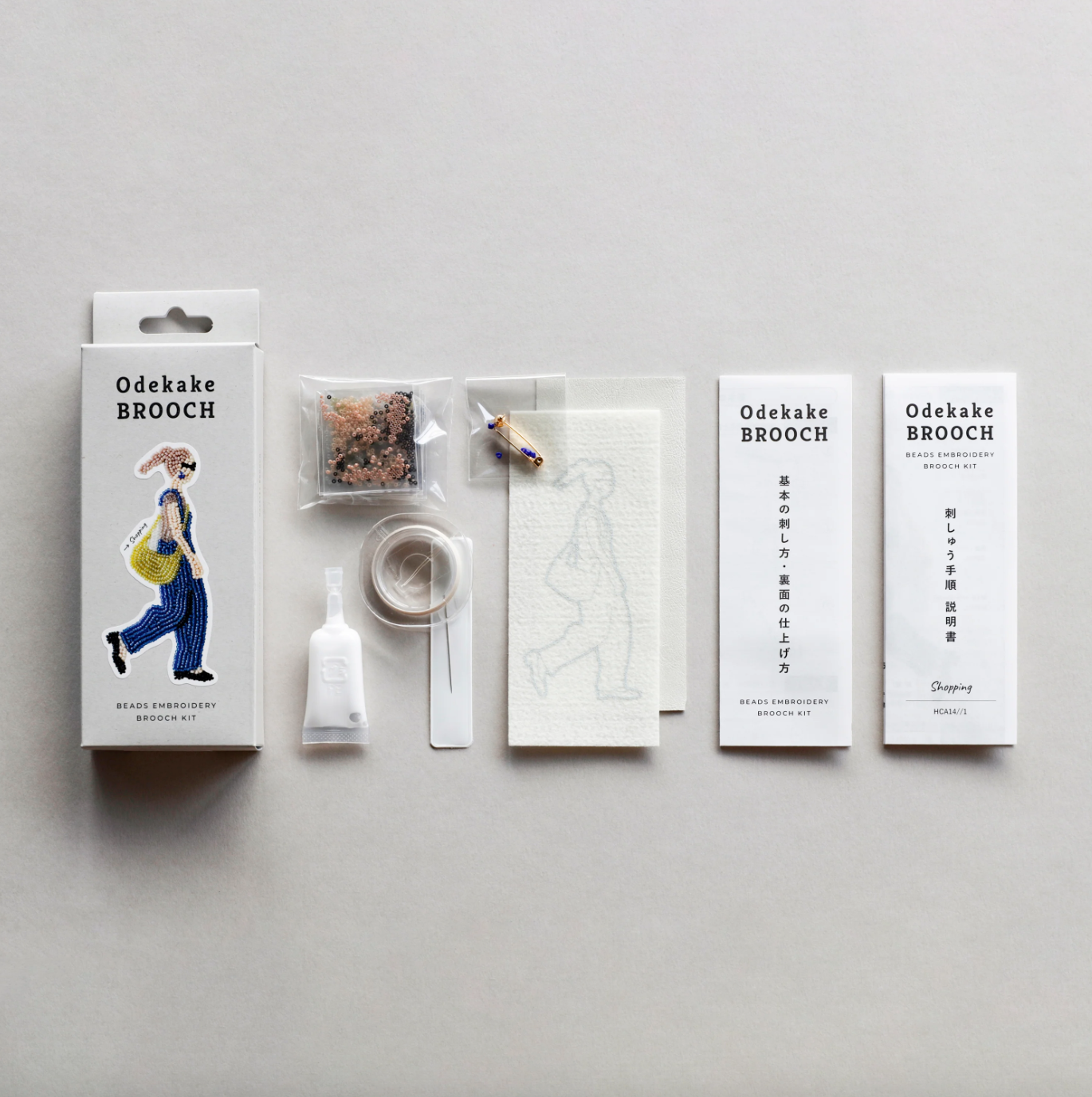 ちゃんとも様専用 MIYUKI ブローチキット(キャンプ)と(ショッピング) Odekake BROOCH キャンプ HCA14&frasl;&frasl;5 | ビーズ刺しゅう