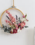 空間を彩る　フープリースの花飾り【Botanicalシリーズ】