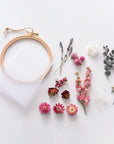 空間を彩る　フープリースの花飾り【Botanicalシリーズ】