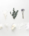 7種の花材セット（フェザー入り）