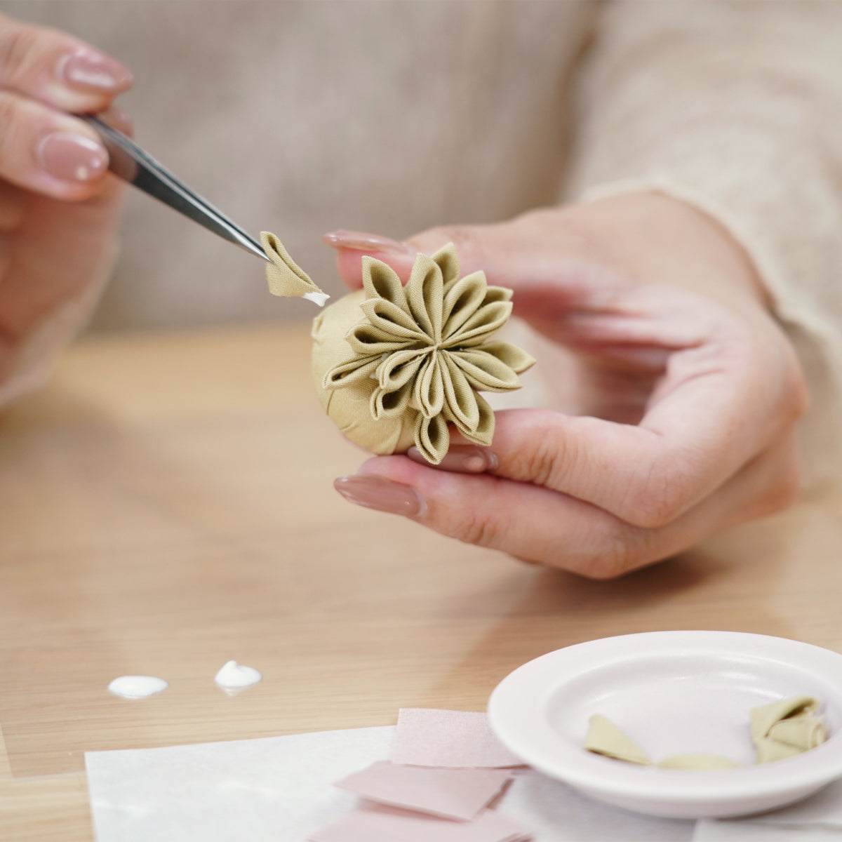 つまみ細工と水引で彩るハレの日小物キット【送料無料】 – Craftie