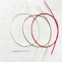 水引3色セット（赤・ベージュ・シルバー） – Craftie Home (クラフティ