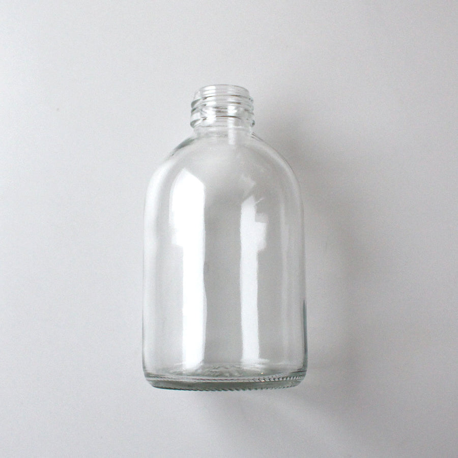 ガラスボトル（筒型、ボトル用シール付き）