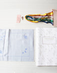 ミモザのプレイスマットが作れる刺繍キット 